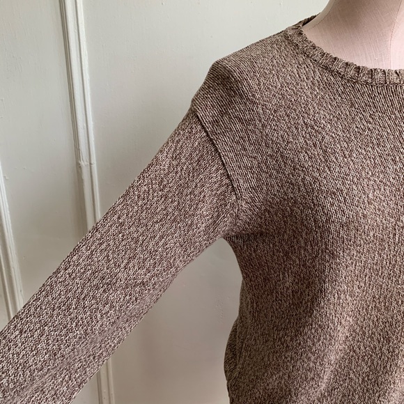 Charter Club Brown Petite Sweater - Picture 3 of 7